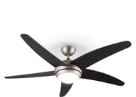 Wentylatory sufitowe - Klarstein Bolero wentylator sufitowy 134 cm oświetlenie 55W łopatki pilot VTS6-BoleroWalnuss - miniaturka - grafika 1