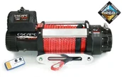 Wciągarki - Escape 818 Wyciągarka EVO 9500 lbs [4309 kg] IP68 z liną syntetyczną 12V lina 10 mm w oplocie 25m 10400 kg +hak) 81877770 77770-uniw - miniaturka - grafika 1