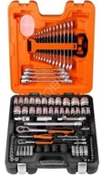 Zestawy narzędziowe - Bahco Zestaw narzędzi 1/4-1/2" 94szt walizka - miniaturka - grafika 1