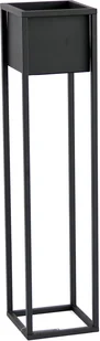 Kwietnik Metalowy Stojak CUBO 90cm czarny skrzynka loft 05-01 - Kwietniki Kwietnik Metalowy Stojak CUBO 90cm czarny skrzynka loft 05-01 - Kwietniki - miniaturka - grafika 1