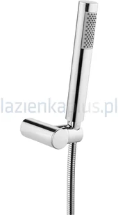 Deante Zestaw prysznicowy chrom Round NOR041K - Zestawy prysznicowe - miniaturka - grafika 2