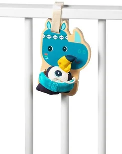 Lilliputiens LILLIPUTIENS Zestaw drewnianych zawieszek aktywizujących Nosorożec Marius 9 m+ solution-bc-7767-0 - Gryzaki dla dzieci - miniaturka - grafika 12