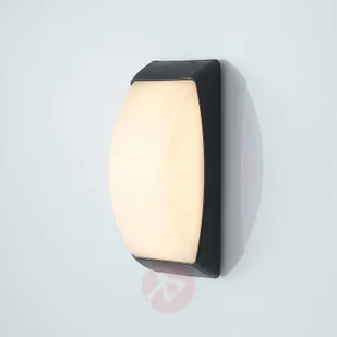 Lampenwelt Kinkiet zewnętrzny LED Alaxey, IP65, ciemnoszary - Lampy ogrodowe - miniaturka - grafika 5