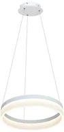 Lampy sufitowe - Milagro Lampa wisząca RING styl nowoczesny metal akryl biały ML409 - miniaturka - grafika 1
