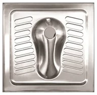 Kompakty WC - Faneco Miska ustępowa turecka ze stali nierdzewnej UR6 - miniaturka - grafika 1