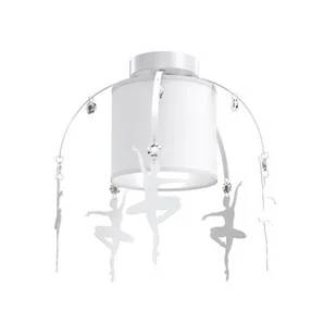 Milagro Baletnica lampa sufitowa 1-punktowa biała MLP4967 - Lampy sufitowe - miniaturka - grafika 2