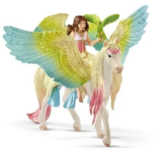 SCHLEICH Figurka Wróżka Surah z migoczącym  pegazem - Figurki dla dzieci - miniaturka - grafika 6