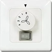 Wentylatory sufitowe - Pepeo Wentylator sufitowy wyłącznik na ścianę z oświetlenie podtynkowe  pasuje do wszystkich producentów (85975) - miniaturka - grafika 1