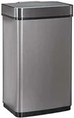 Kosze na śmieci - Relaxdays kosz na śmieci z czujnikiem, 60 l, kosz na śmieci, kosz na śmieci ze stali nierdzewnej, z czujnikiem ruchu, na baterie, szary - miniaturka - grafika 1
