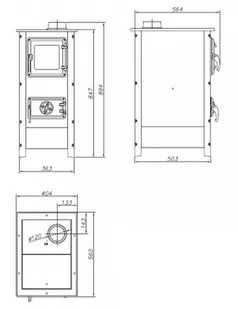 Ekoprojekt 888 Piec wolnostojący MBS 7kW Hera kolor czarny 88876223 - Piece wolnostojące - miniaturka - grafika 2
