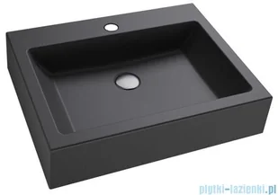Massi Umywalka nablatowa SINGUR sky black 50 cm MSU-2610-CM - Umywalki - miniaturka - grafika 4