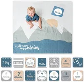 Koce i narzuty dla dzieci - Lulujo Zestaw Kocyk + Karty Move Mountains - miniaturka - grafika 1