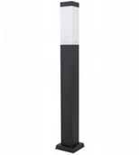 Lampy ogrodowe - Superled Primi H65 lampa stojąca słupek ogrodowa kwadrat czarna 6725s - miniaturka - grafika 1