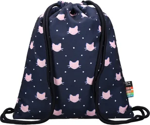 St. Majewski St Majewski Plecak na sznurkach worek SO-11 MEOW MAJE2980 - Worki na buty - miniaturka - grafika 3