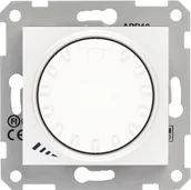 Wyłączniki światła i elektryczne - Schneider Sedna ściemniacz przyciskowo-obrotowy podtynkowy z funkcją łącznika schodowego RL40-1000W/60-600W biały SDN2200921 - miniaturka - grafika 1