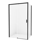 Kabiny prysznicowe - New Trendy Kabina prysznicowa 130x70 D-0322A/D-0127B Prime Black - miniaturka - grafika 1