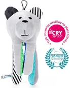 Szumiące zabawki - WHISBEAR Szumiący Miś Szumiący Miś z funkcją Cry Sensor, turkusowy - miniaturka - grafika 1