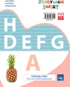 Podręczniki dla szkół podstawowych - Wydawnictwo MAC Zdobywam świat. Poznaję litery - karty do czytania globalnego 882116 - miniaturka - grafika 1
