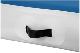 GYMREX Nadmuchiwana mata gimnastyczna Airtrack - 400 x 100 x 20 cm - niebiesko-biała  10230109 GR-ATM5 - Maty do ćwiczeń - miniaturka - grafika 4