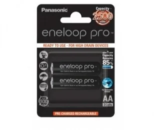Panasonic Eneloop Pro BK-3HCDE/2BE AA 2500mAh 2szt (156615) - Ładowarki i akumulatory - miniaturka - grafika 2