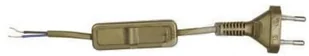 zamel Sznur przyłączeniowy z wyłącznikiem SP/W-190cm złoty SP/W-190/2X0,5/-ZLO YNS10000504 PRW10000142 - Listwy zasilające - miniaturka - grafika 2