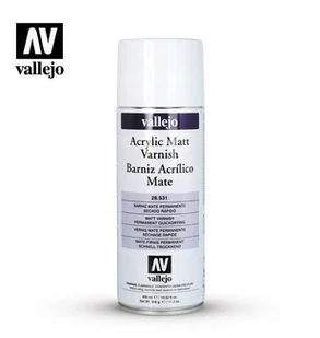 Vallejo Acrolicos Lakier spray matowy 400 ml - Akcesoria i części modelarskie - miniaturka - grafika 3