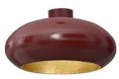 Lampy sufitowe - Luminex Compo 1686 plafon lampa sufitowa owalny dia 500 1x60W E27 burgund złoty - miniaturka - grafika 1