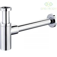 Syfony - Oltens Oltens Hervik syfon umywalkowy mosiężny okrągły chrom 02602100 - miniaturka - grafika 1