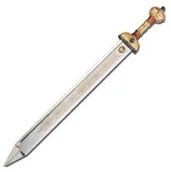 Figurki dekoracyjne - Płatnerze hiszpańscy Unikatowy Gladius Juliusza Cezara 212) 766 - miniaturka - grafika 1