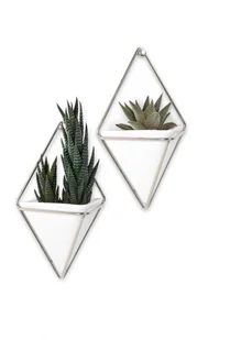 Umbra Kwietnik ścienny 2 szt. Mały Sreby TRIGG 470753-670 - Kwietniki - miniaturka - grafika 6