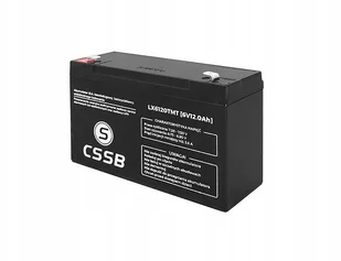 Akumulator żelowy 6V 12Ah - Baterie do zasilaczy awaryjnych UPS - miniaturka - grafika 2