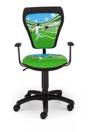 Krzesła obrotowe dla dzieci - Nowy Styl Krzesło obrotowe dziecięce GTP PIŁKARZ ministyle - miniaturka - grafika 1