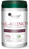 Aminokwasy - ALINESS eL-AMINO Kompleks Aminokwasowy 200g Gorzka pomarańcza - miniaturka - grafika 1
