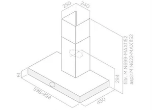 Elica Lol BL/A/60 - Okapy kuchenne - miniaturka - grafika 5