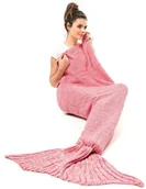 Gadżety na imprezę - Gadget Master GadgetMaster Koc "Syreni Ogon - Deluxe", różowy, GM id 2021 - miniaturka - grafika 1