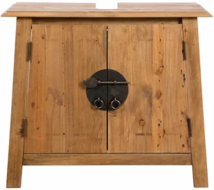 Szafka łazienkowa pod umywalkę drewno sosnowe - Szafki łazienkowe - miniaturka - grafika 4