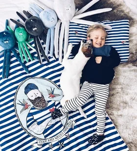 La Millou Kocyk VELVET COLLECTION - LIGHT PRZEDSZKOLAKA - WAIKIKI GIRL - RAFAELLO, 51313-uniw - Koce i narzuty dla dzieci - miniaturka - grafika 5