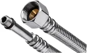 Węże elastyczne - Invena Wężyk w oplocie ze stali nierdzewnej do baterii 3/8" 100 cm - miniaturka - grafika 1