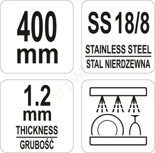 Yato SZCZYPCE UNIWERSALNE 400MM YG-02752 - Wózki na żywność - miniaturka - grafika 3