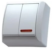 Wyłączniki światła i elektryczne - Ospel Bis łącznik świecznikowy ŁN-2BS/00 ŁN-2BS/00 - miniaturka - grafika 1