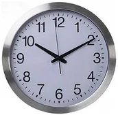 Zegary - Perel Perel ALUMINIOWY ZEGAR SCIENNY -  40 cm WC103 - miniaturka - grafika 1