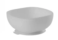 Miseczki i talerzyki dla dzieci - Beaba Silikonowa miseczka z przyssawką grey - miniaturka - grafika 1