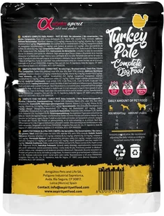 Alpha Spirit pasztet z indyka 300g - Mokra karma dla psów - miniaturka - grafika 2