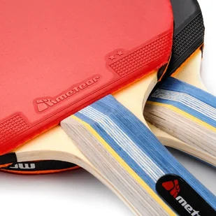 Meteor Zestaw do tenisa stołowego Sirocco** 2 rakietki + 3 piłeczki 15022 - Tenis stołowy - miniaturka - grafika 4