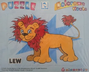 DELFIN Puzzle 6 lew - Puzzle - miniaturka - grafika 2