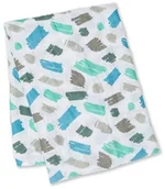 Koce i narzuty dla dzieci - Lulujo Kocyk muślinowy, Scribbles - miniaturka - grafika 1