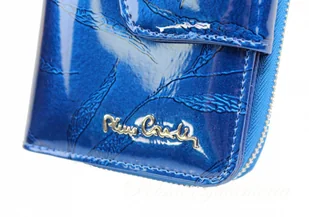 Pierre Cardin Portfel Damski Skóra Naturalna Z Suwakiem Piórnik 13 cm Lakierowany - Portfele - miniaturka - grafika 15