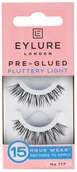 Sztuczne rzęsy i akcesoria - Eylure Pre-Glued False Lashes rzęsy sztuczne samoprzylepne efekt wypełnienia No. 117 Fluttery Light 103274-uniw - miniaturka - grafika 1