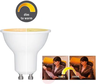 Paulmann reflektor LED GU10 6W 350lm dim to warm - Żarówki LED - miniaturka - grafika 3