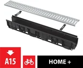 Syfony - Alca PLAST Alcaplast Odwodnienie zewnętrzne 100 mm z obramowaniem z tworzywa ruszt ocynkowany profil "C" A15) AVZ102-R102 ! - miniaturka - grafika 1